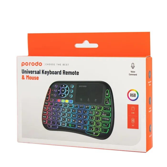Porodo Universal Keyboard Remote & Mouse