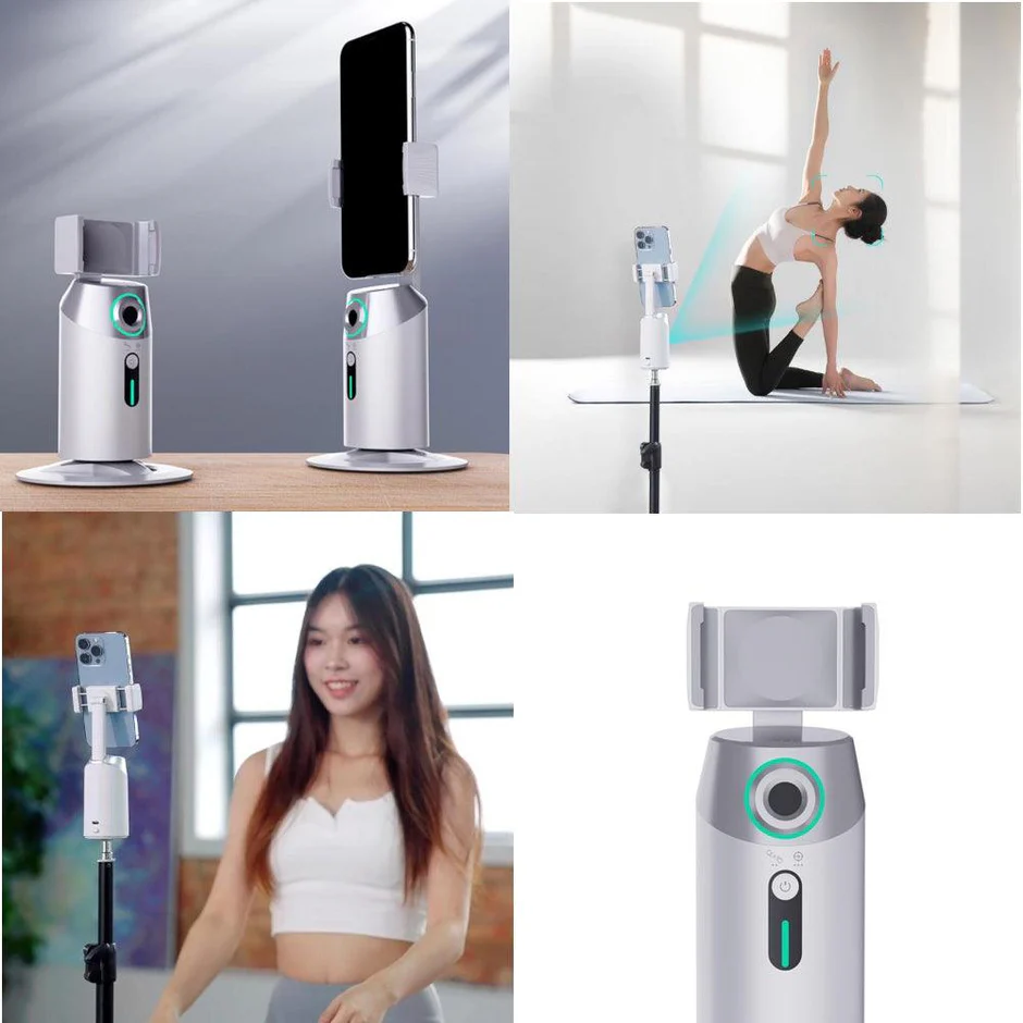 Porodo 360 Rotating AI Tracking Mount 15H