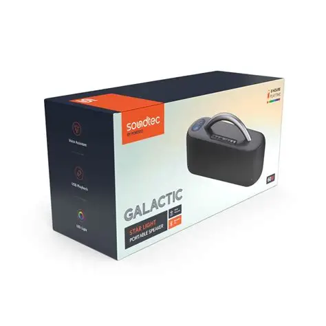 Porodo Soundtec Galactic Star Light Portable Spacker