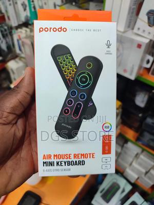 Porodo Air Mouse Remote Mini Keyboard 6-Axis