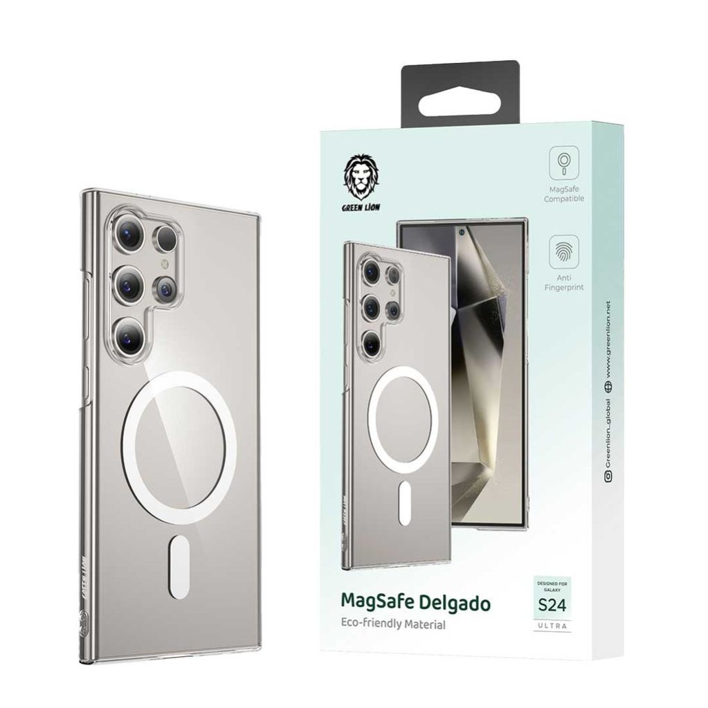 Green Lion MagSafe Crystal Clear S24 Ultra Cover