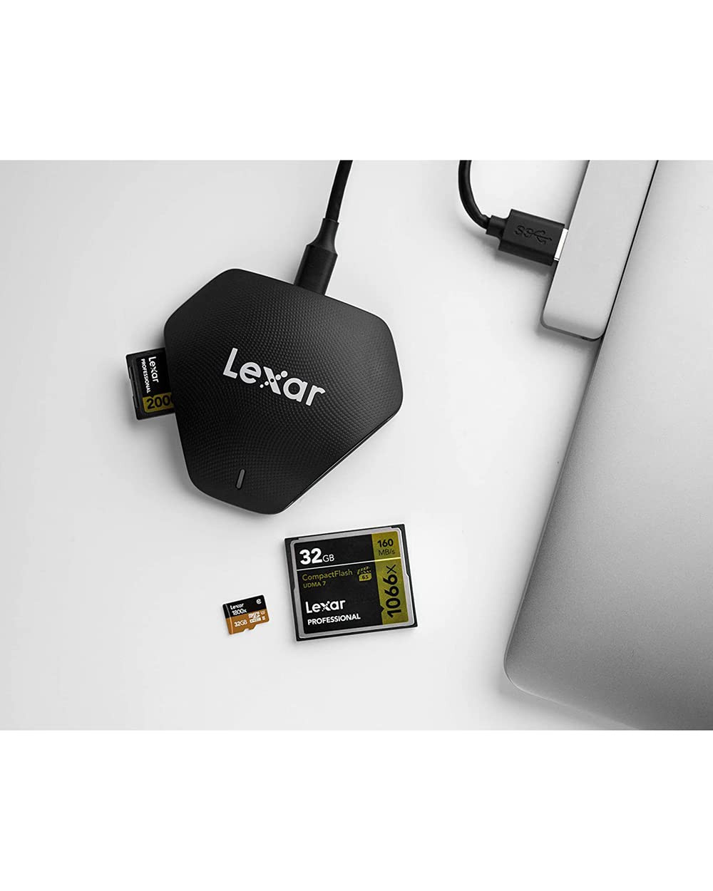 Lexar Professional Multi-Card 3-in-1 USB 3.1 Reader