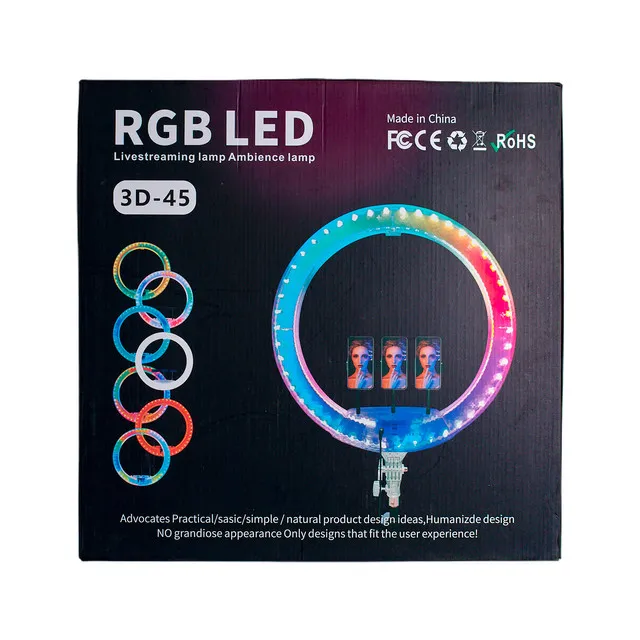 RGB Led 3D-56 Livestreaming Lamp Ring Light