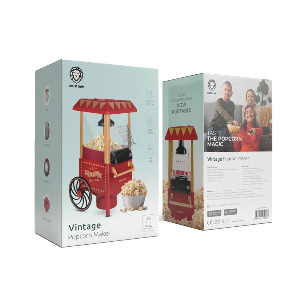 Green Lion Popjoy Popcorn Maker