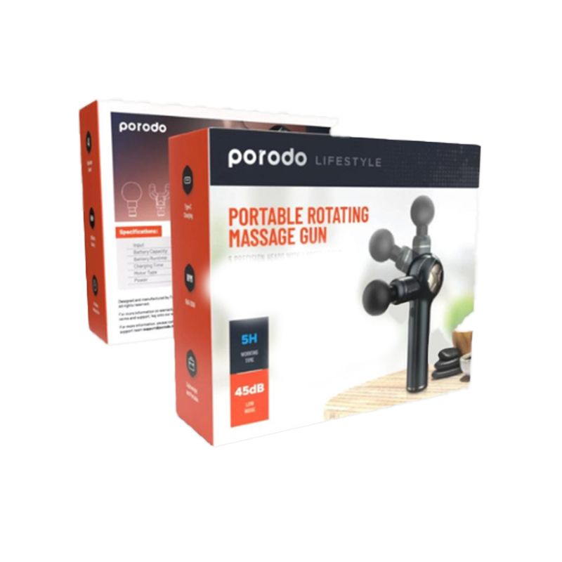 Porodo Lifestyle Portable Rotating Massager Gun