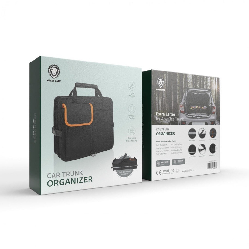 Green Lion Car Trunk Organizer