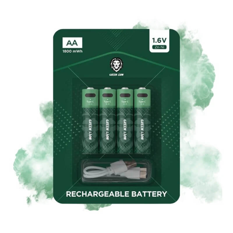 Green Lion Rechargeable Battery 1800 mWh 1.6V