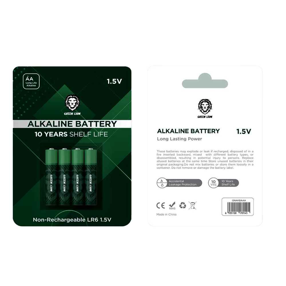 Green Lion Non-Rechargeable LR6 1.5V (AAA)