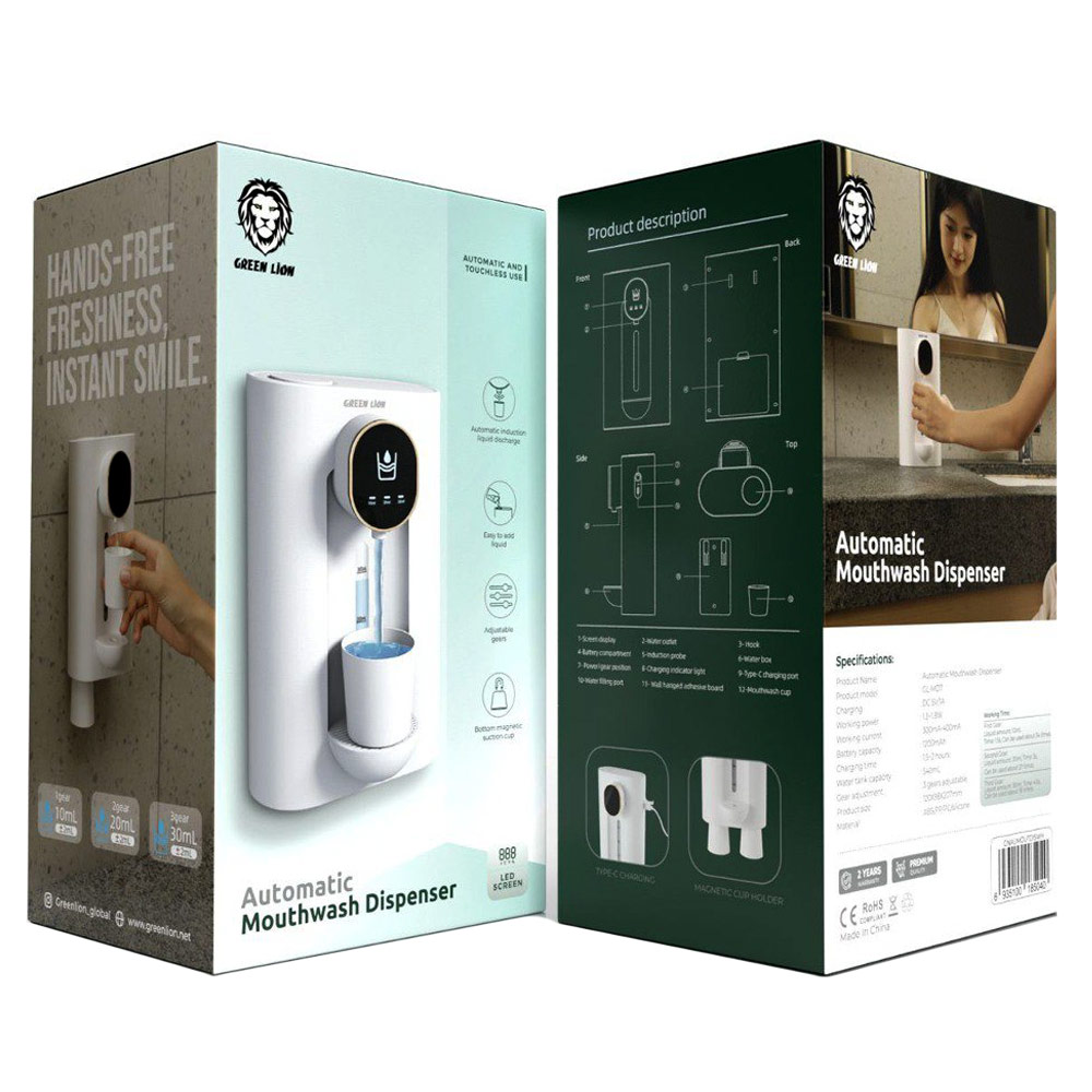 Green Lion Automatic Mouthhwash Dispenser