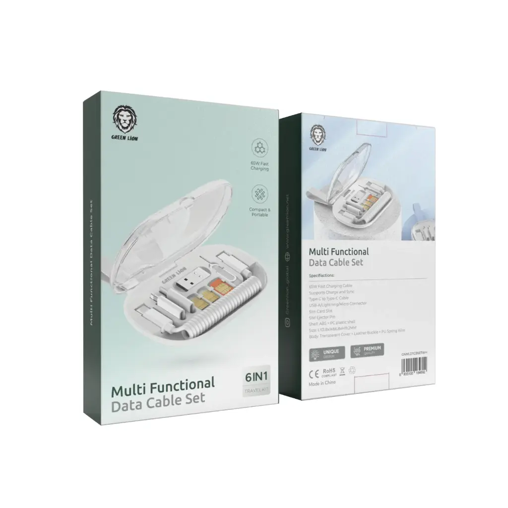Green Lion Multi Functional Data Cable Set