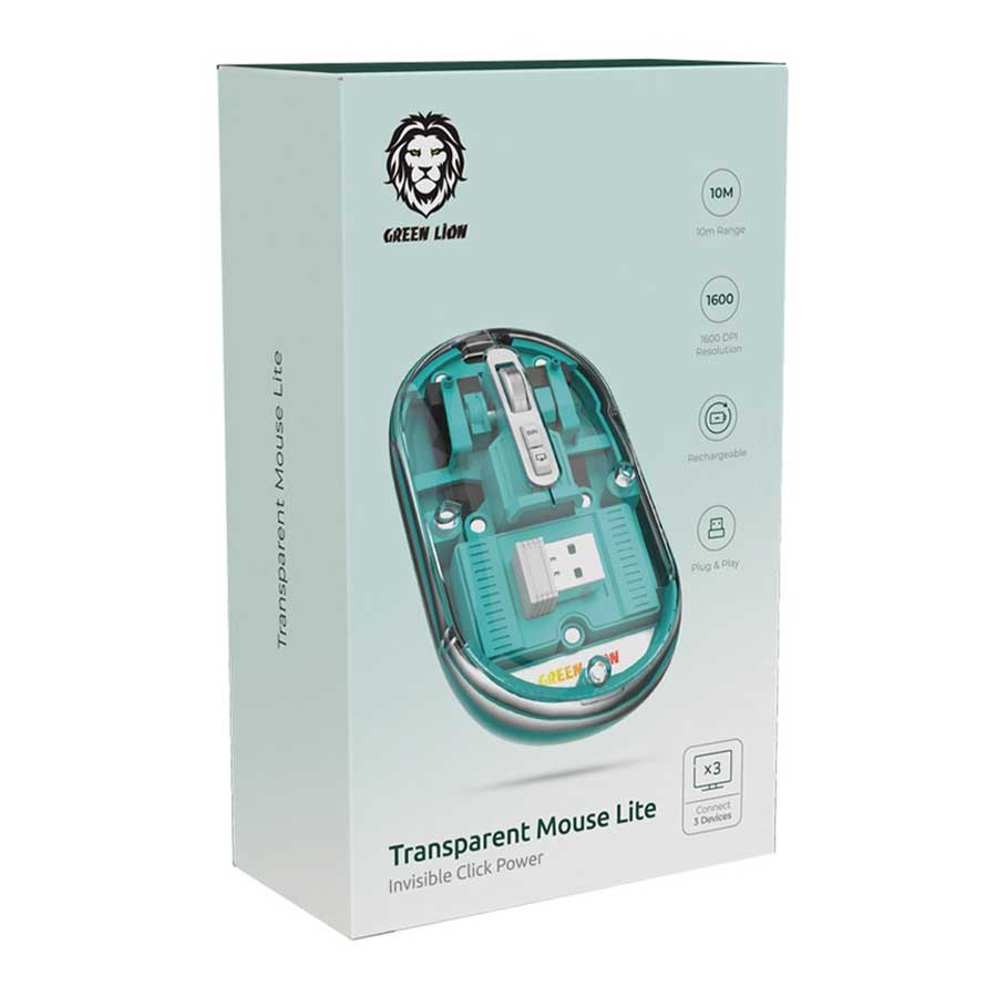 Green Lion Transparent Mouse Lite