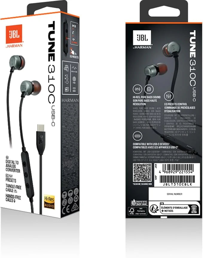 JBL Tune 310C USB-C Earphones