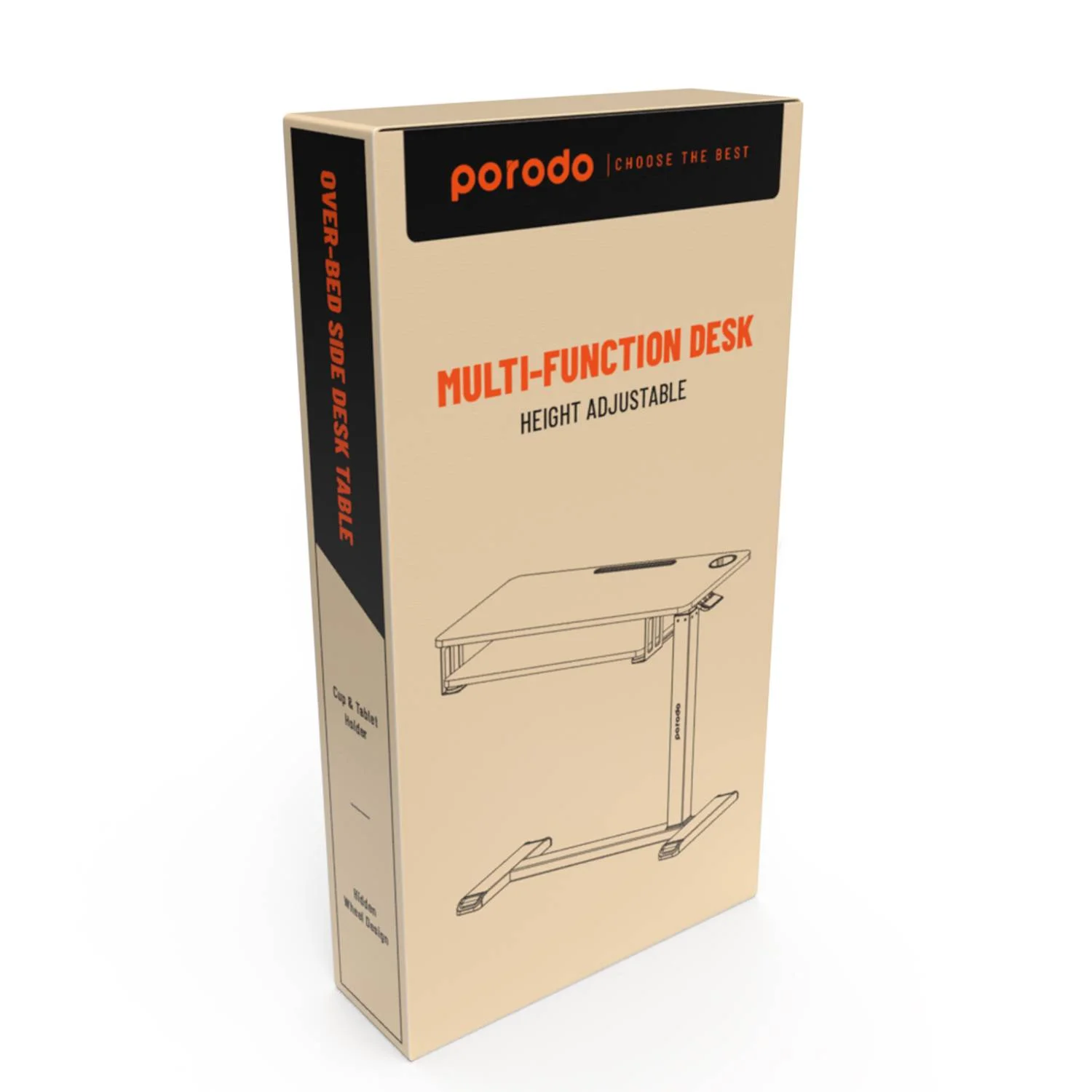 Porodo Multi-Function Desk Adjustable Heigt