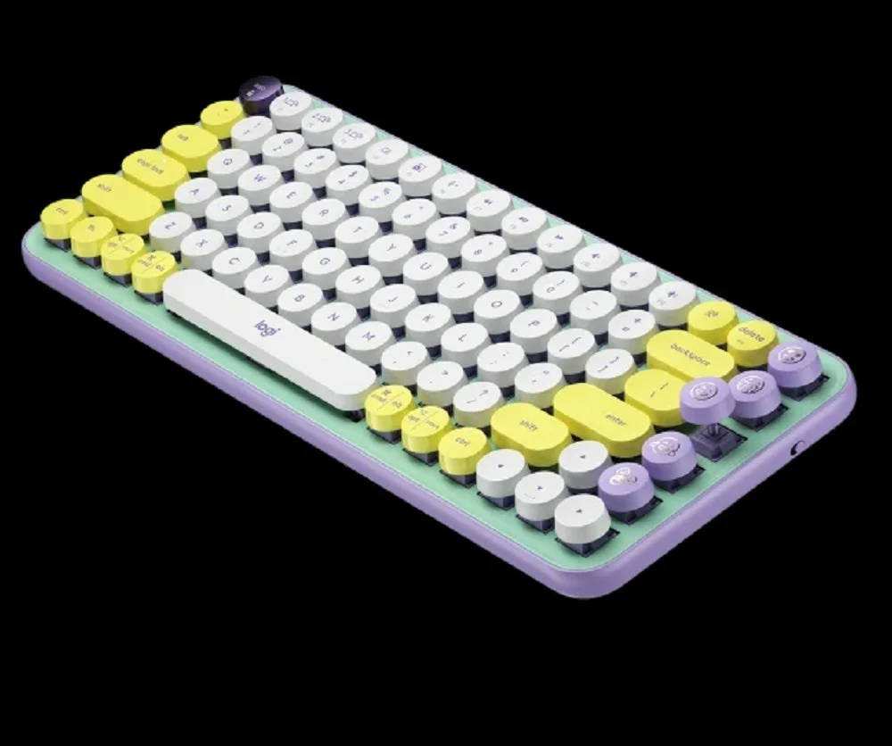 Logitech POP Keys Wireless Keyboard With Mechanical Typing