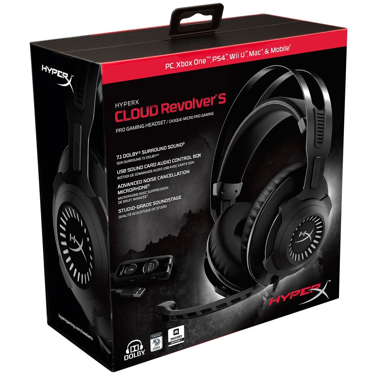 Headset Hyperx Cloud Revolver 7.1 Surround Sound PC,PS4