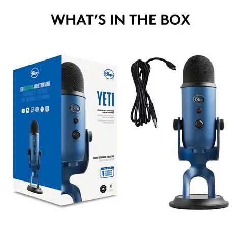 Logitech Blue Yeti Premium Multi-Pattern Usb Microphone