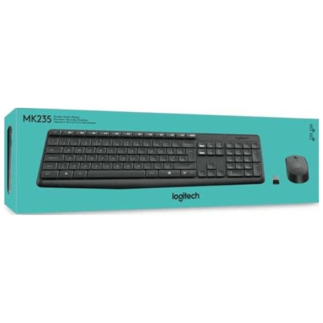 Logitech MK235 Keyboard Durable Simple Wireless