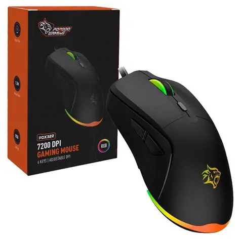 Porodo PDX322 7200 DPI Gaming Mouse