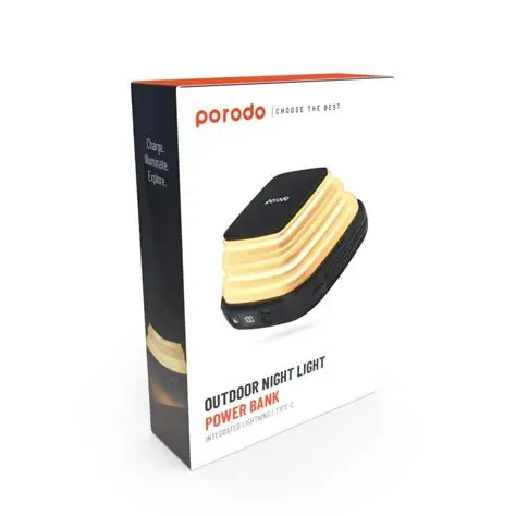 Porodo Outdoor Night Light Power Bank 10000 mAh