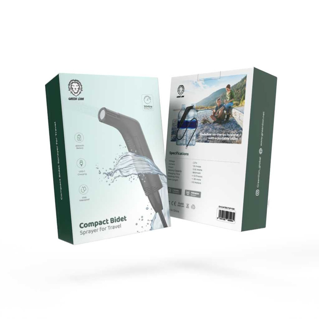 Green Lion Compact Bidet Sprayer for Travel