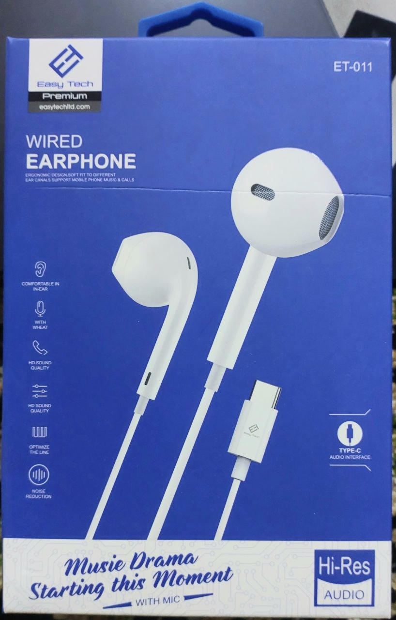 Easy Tech Wired EarPhone ET-011