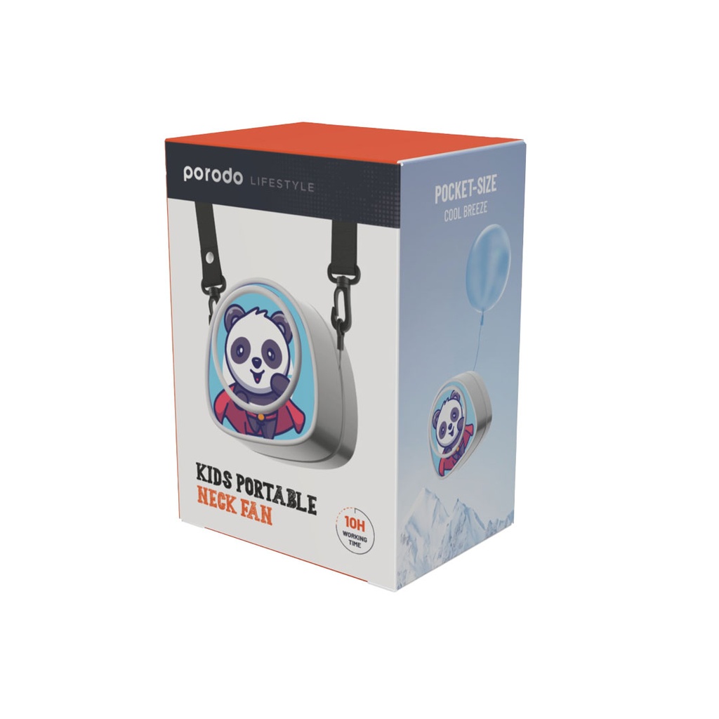 Porodo Kids Portable Neck Fan 10h