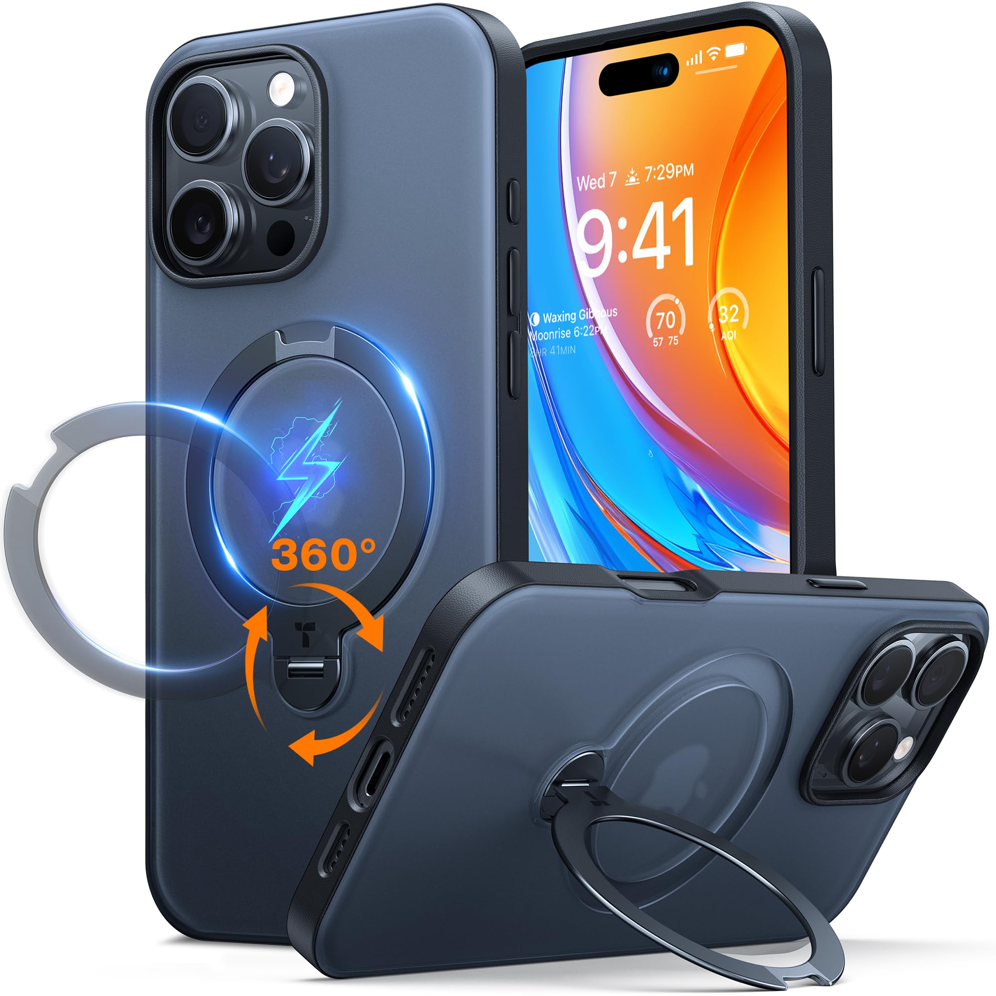 Torras 360 Rotatable Kickstand iPhone for 2024 6.9