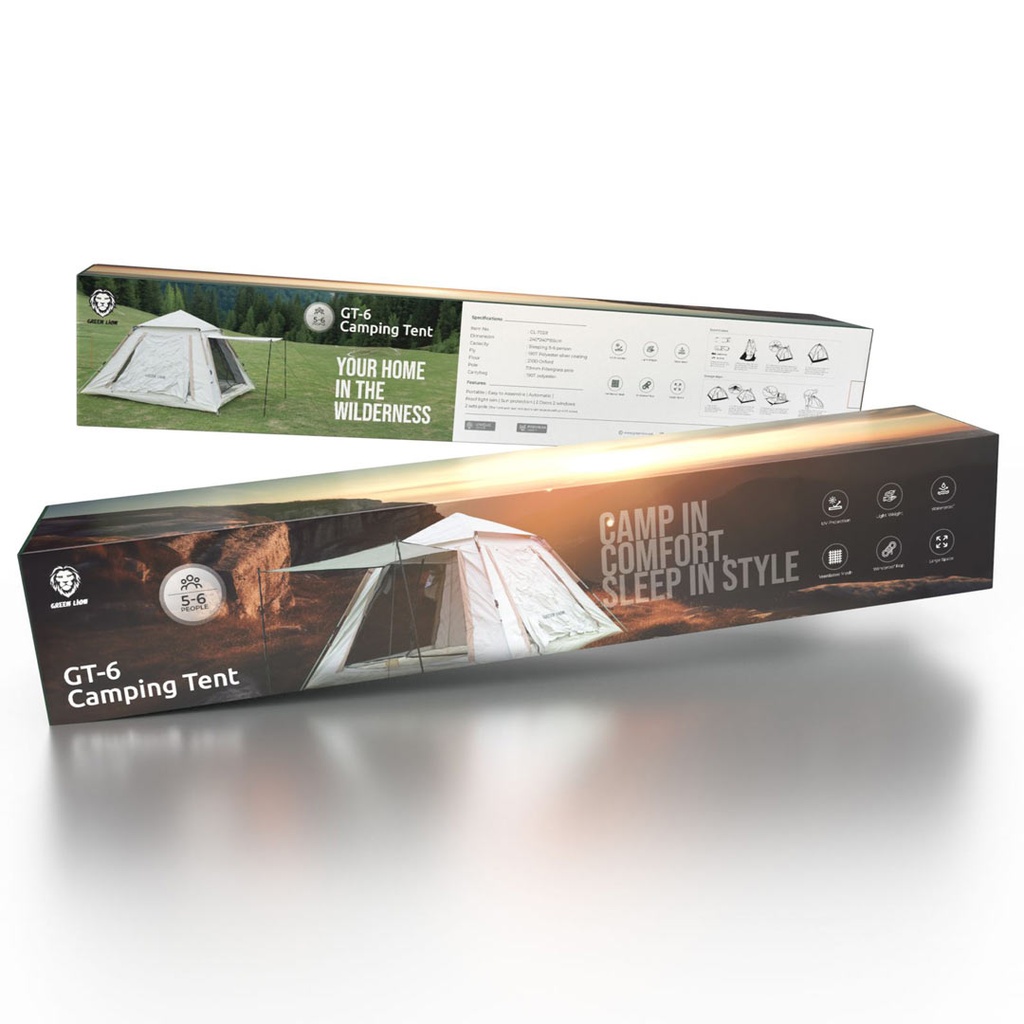 Green Lion GT-6 Camping Tent