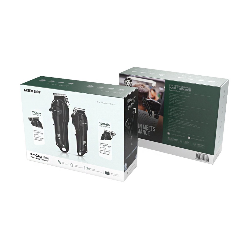 Green Lion ProClip Duo 7 in 1 Hair Trimmer