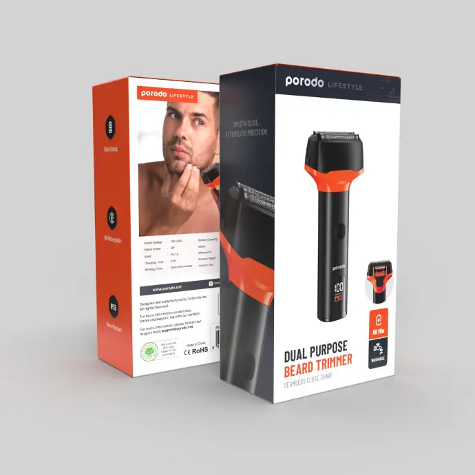 Porodo Dual Purpose Beard Trimmer 60 min