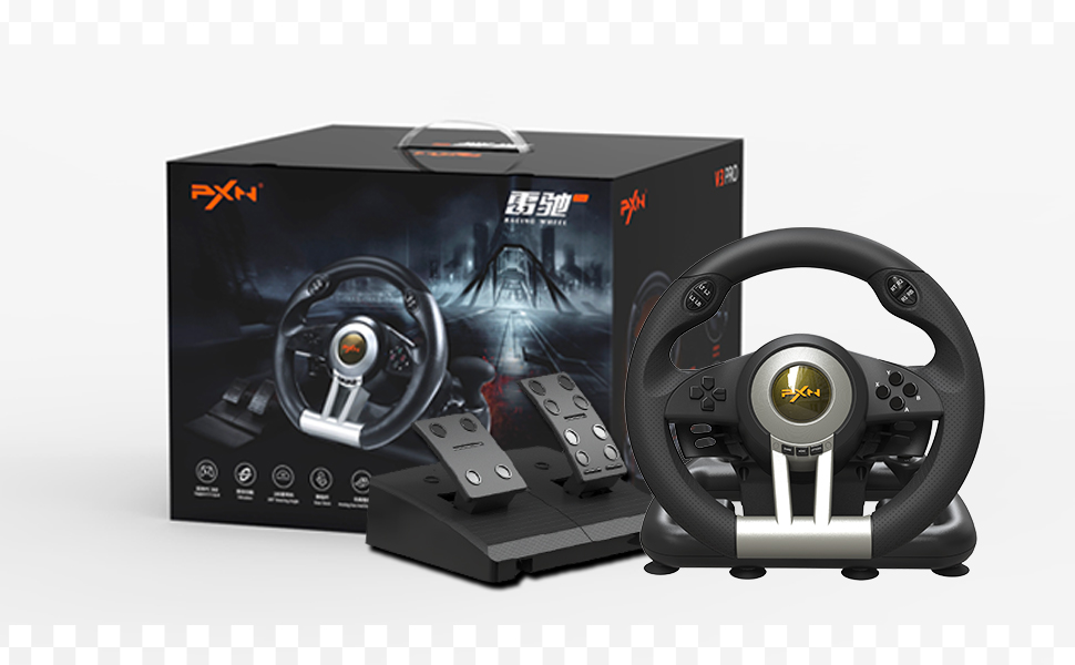 Pxn V3 PRO Gaming Racing Wheel Black Cnew