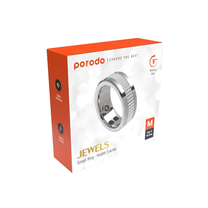 Porodo Jewels Smart Ring - Health Tracker M