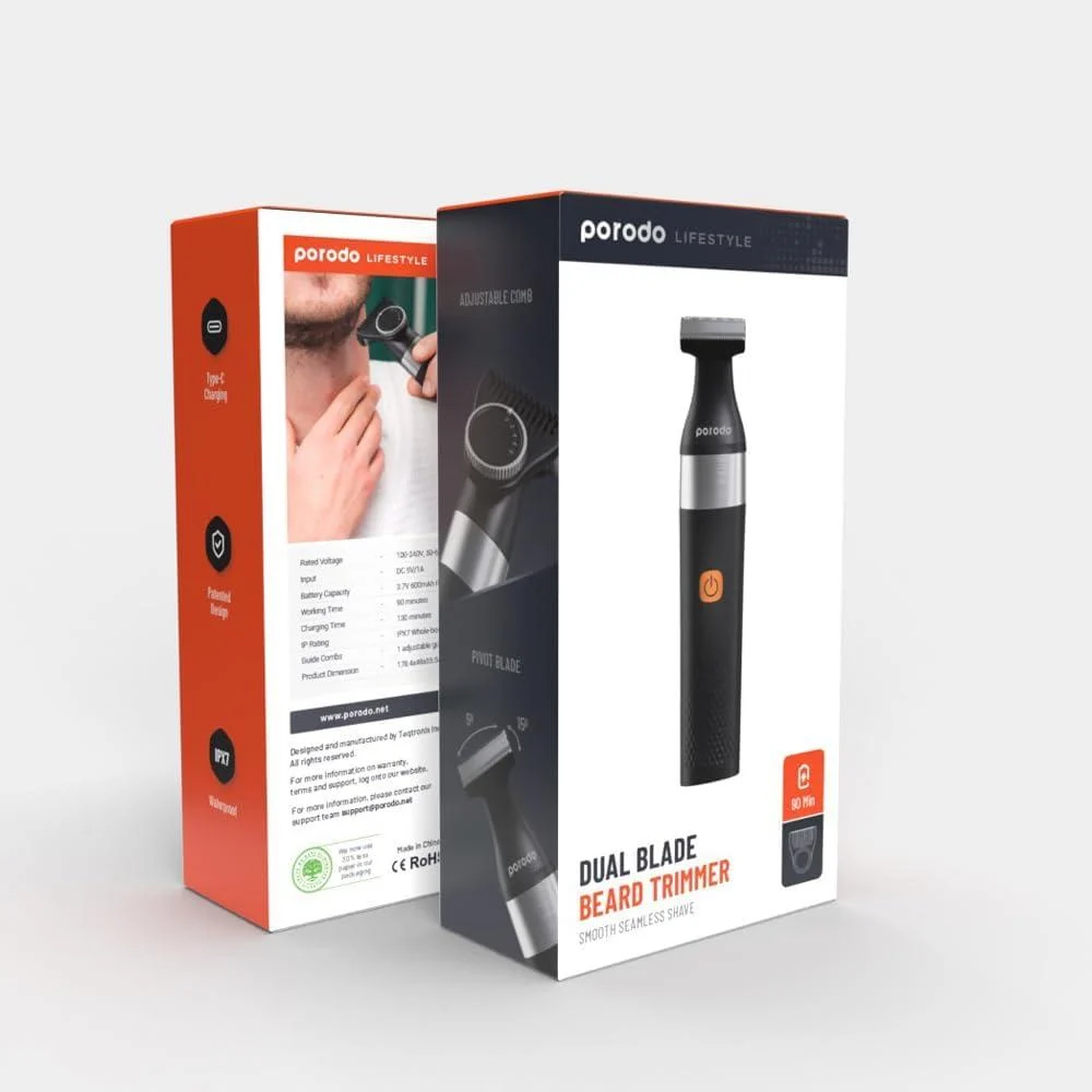 Porodo LifeStyle Dual Blade Beard Trimmer