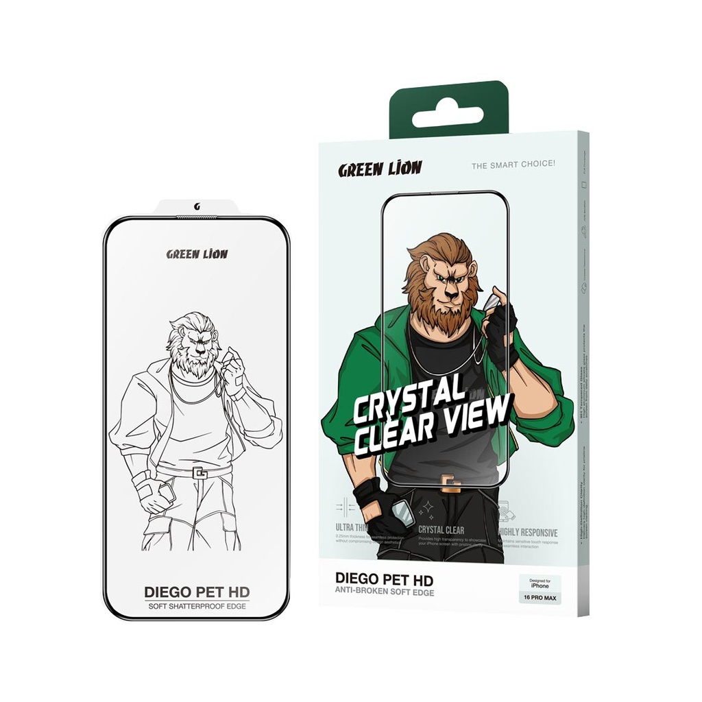 Green Lion Diego Pet HD 16 PRO