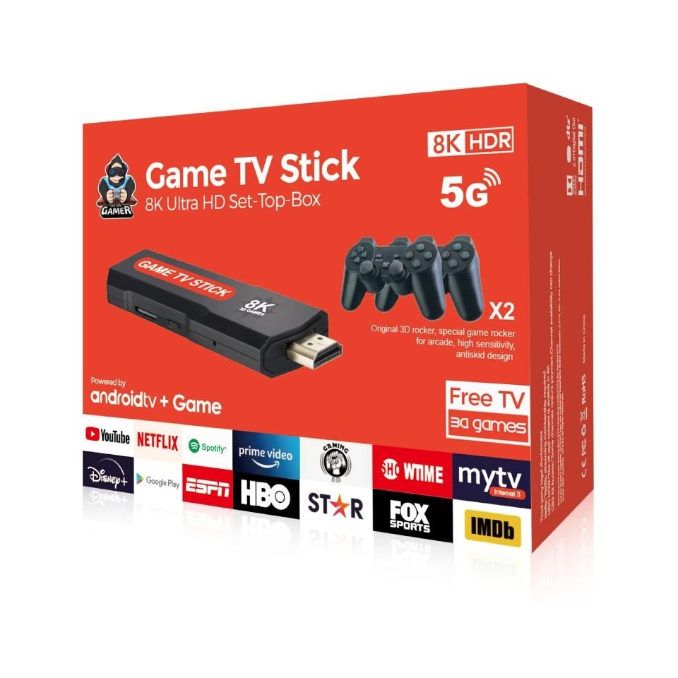 Game TV Stick 8K Ultra HD Set-TOP-Box