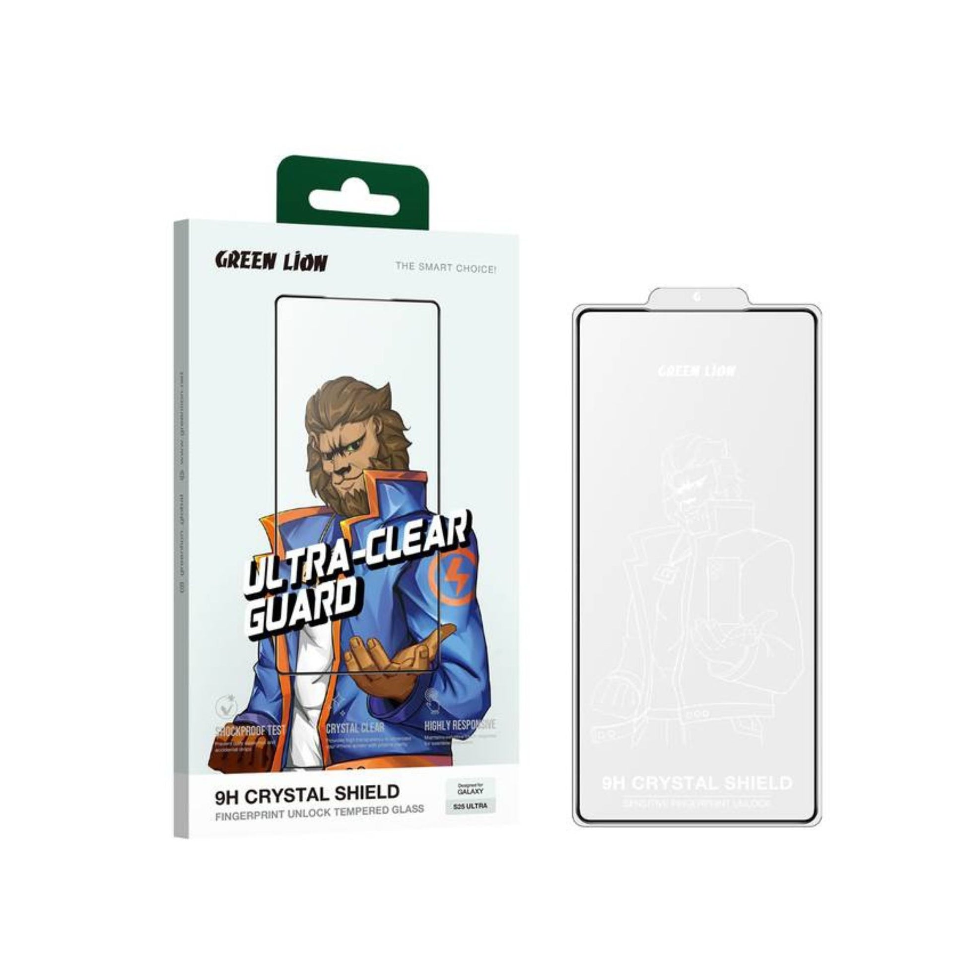Green Lion 9H Crystal Shielid S25 Plus