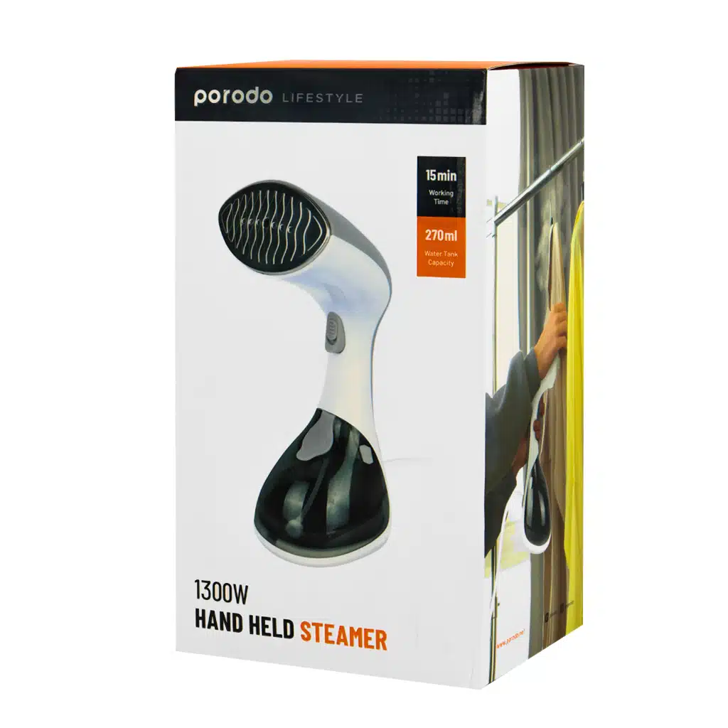Porodo Lifestyle 1300W Hand Held Steame Steamer