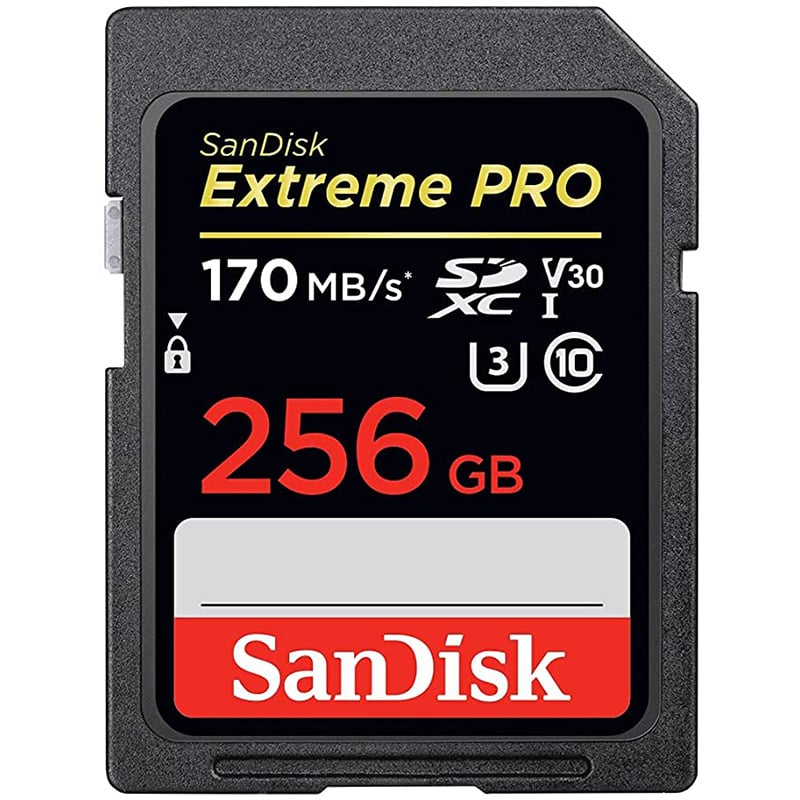 SanDisk Extreme Pro SDXC UHS-I Card 256GB